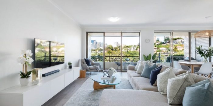 garden apartment skyline views neutral bay